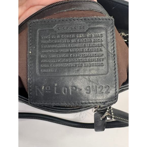 Vintage Coach Black Leather Bonnie Cashin Legacy Slim Tote Bag 9422 Old Money - Picture 8 of 12